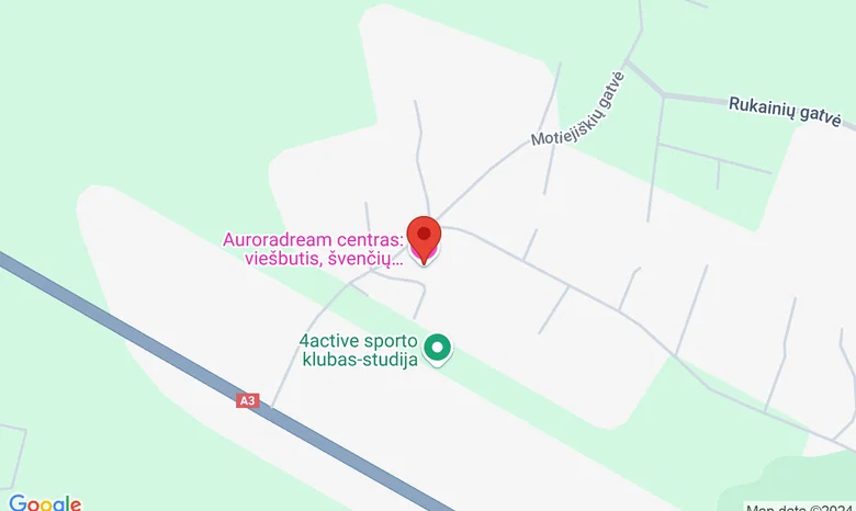Auroradream centras žemėlapis