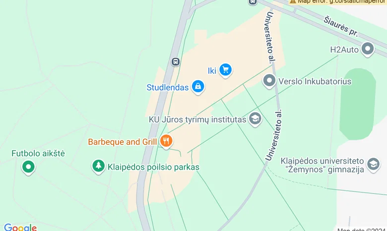 Aula Magna auditorijų kompleksas (PC „Studlendas“) žemėlapis