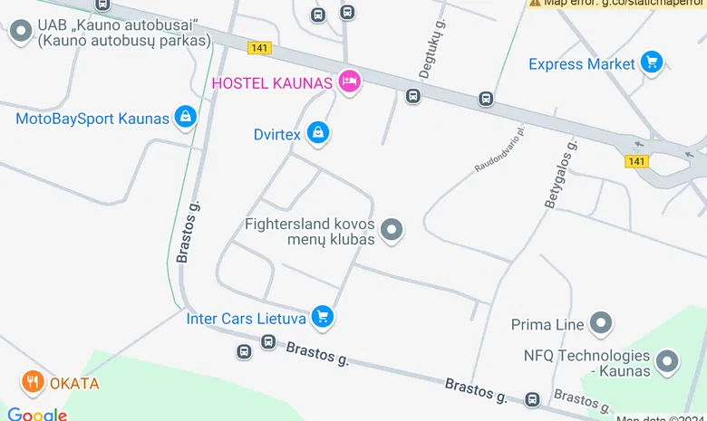 Vilko fabriko patalpos žemėlapis