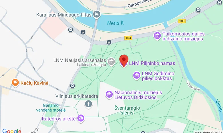 Pilininko namas žemėlapis