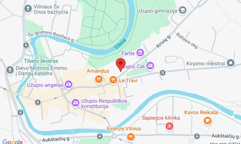 Restoranas Gurmanai žemėlapis