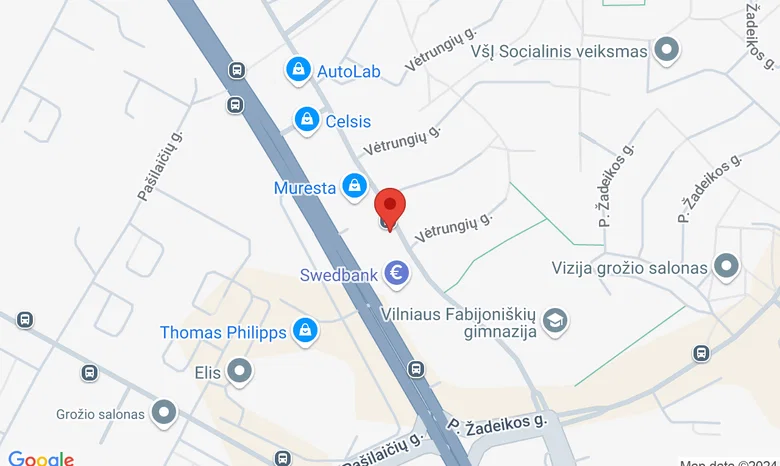 Ukmergės g. 283B žemėlapis