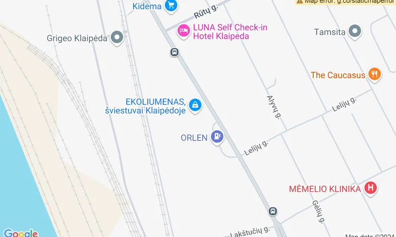 Elite Home salonas žemėlapis