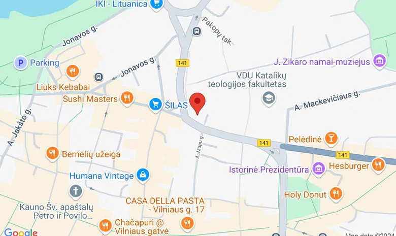 Kauno įvairių tautų kultūrų centras žemėlapis