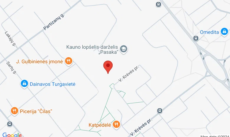 Kauno moksleivių techninės kūrybos centras, V. Krėvės pr. 63, Kaunas žemėlapis