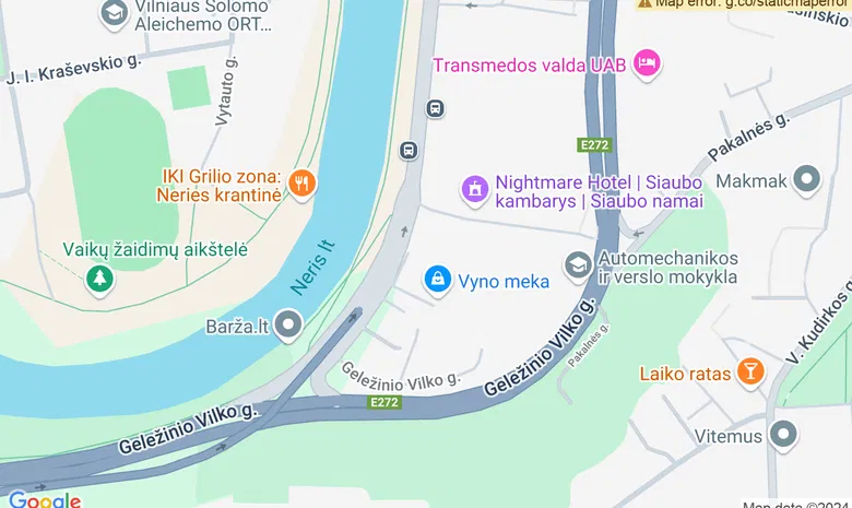 Restoranas Basilico žemėlapis