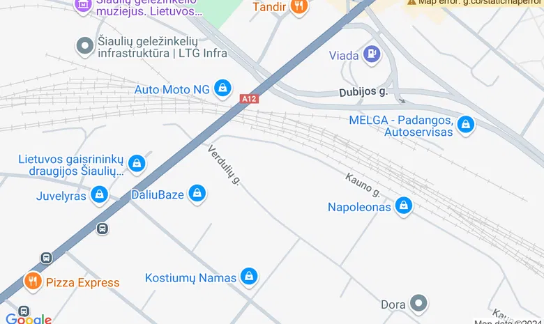 Geležinkelio rampa žemėlapis