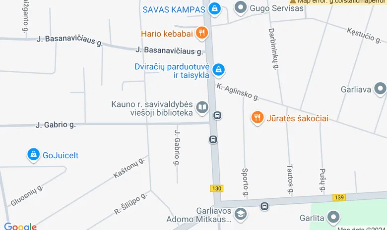 Kauno r. savivaldybės viešoji biblioteka žemėlapis