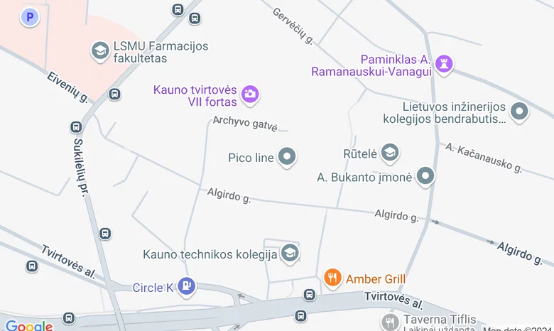 Gintaro kambarys žemėlapis