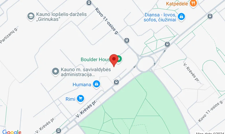 VšĮ "Būkime kartu", V. Krėvės pr. 49 (PC "Rėda" šone), Kaunas žemėlapis