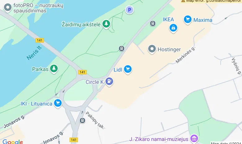 Vaikų laisvalaikio akademija žemėlapis