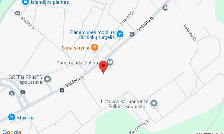 Kauno miesto savivaldybės visuomenės sveikatos biuras žemėlapis