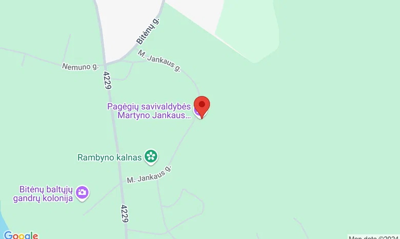 MARTYNO JANKAUS MUZIEJUS, Bitėnai žemėlapis