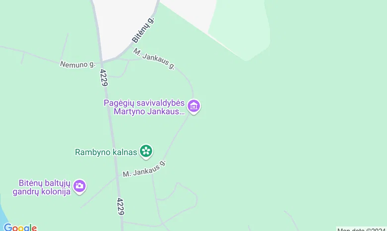 Ventės rago švyturys žemėlapis