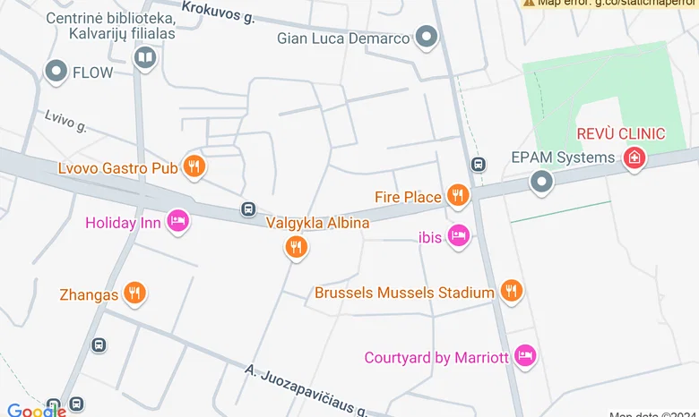 „Taško istorija“ studija/galerija žemėlapis