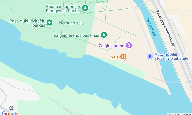S. Daukanto tiltas žemėlapis