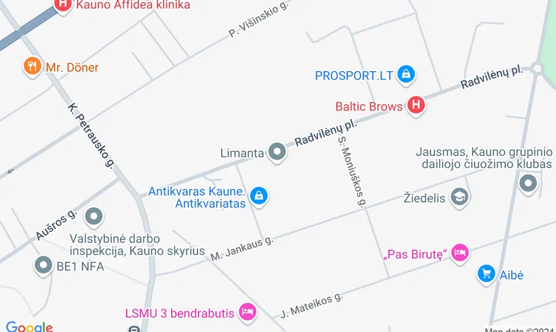 KTU angarinė salė žemėlapis