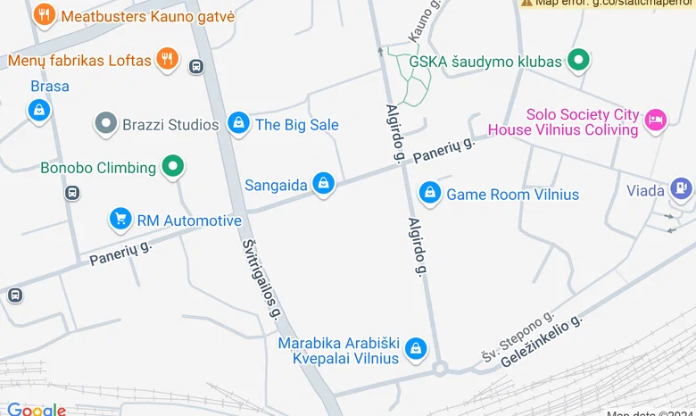 UAB „Verslo konsultantai" žemėlapis