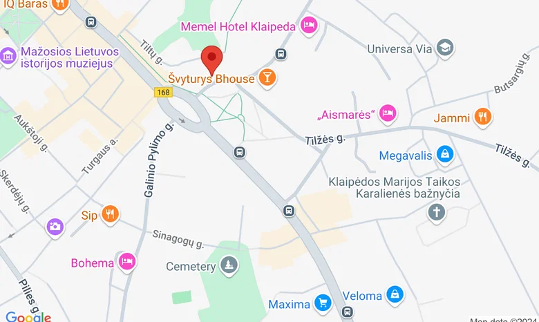 Kūlių Vartų g. 6, Klaipėda, 91286 Klaipėdos m. sav. žemėlapis