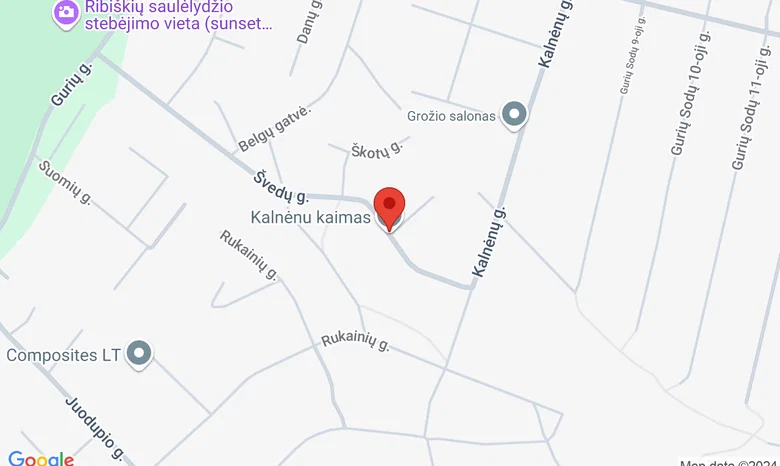 Kalnėnai žemėlapis