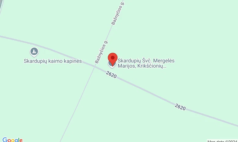 Skardupių Švč. Mergelės Marijos Krikščionių Pagalbos bažnyčia žemėlapis