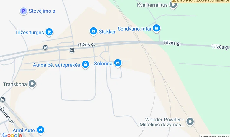 UAB Solorina/ Toyota atstovybė žemėlapis