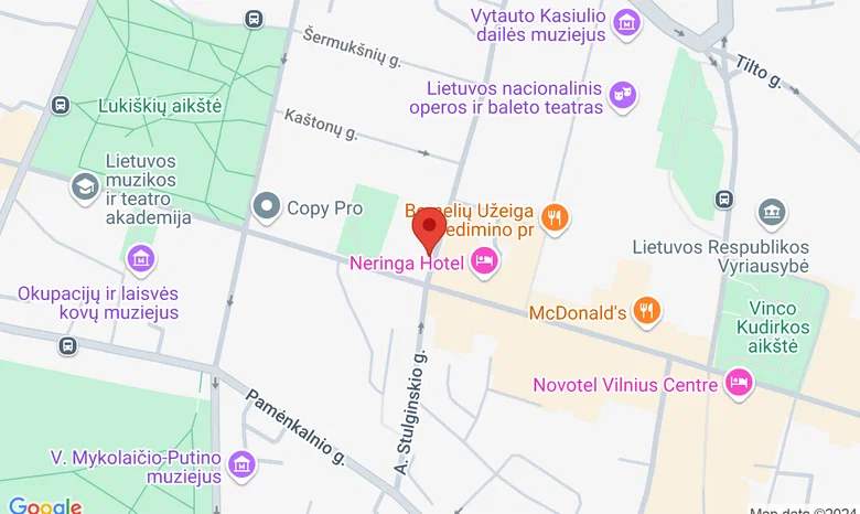 Bar Pahonia žemėlapis