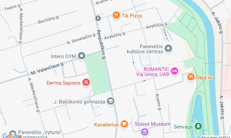 LAZERIŲ ARENA žemėlapis
