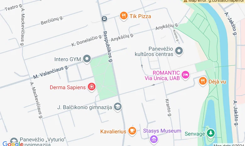 Linksmodromas žemėlapis