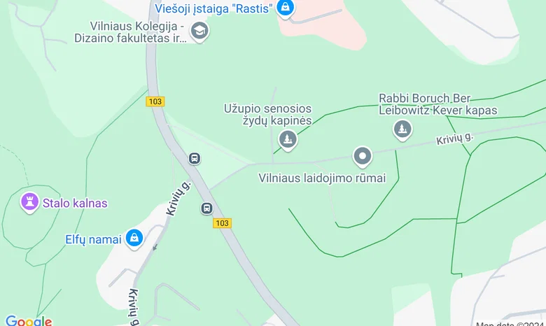 Antakalnis žemėlapis