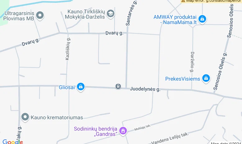 Santarvės 3 žemėlapis
