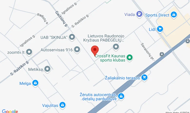 Dance loft studio žemėlapis
