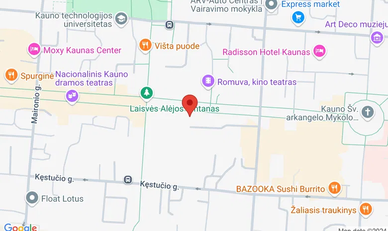 Naktinis klubas LA45 žemėlapis