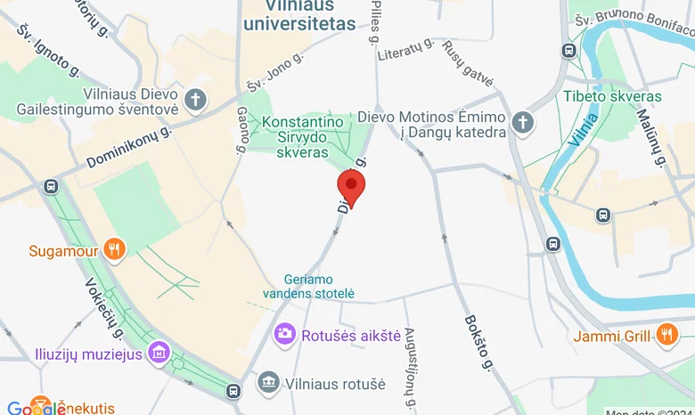 Žaidėjų gildija Žibintas žemėlapis