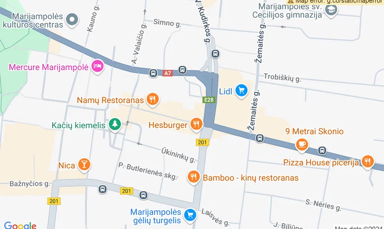 Muzikos klubas TONAS žemėlapis