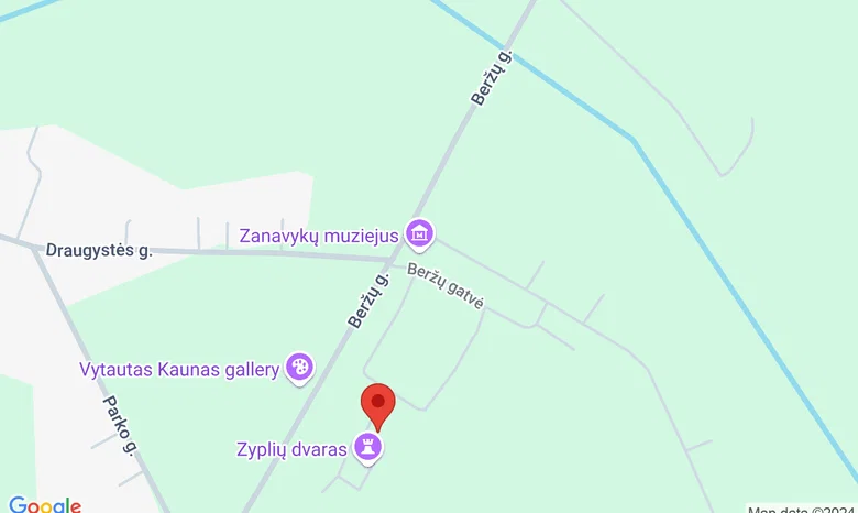 Zyplių dvaro virtuvė restoranas " Kuchmistrai" žemėlapis