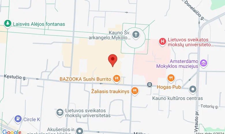 Auditorija, Nepriklausomybės a. 12 žemėlapis
