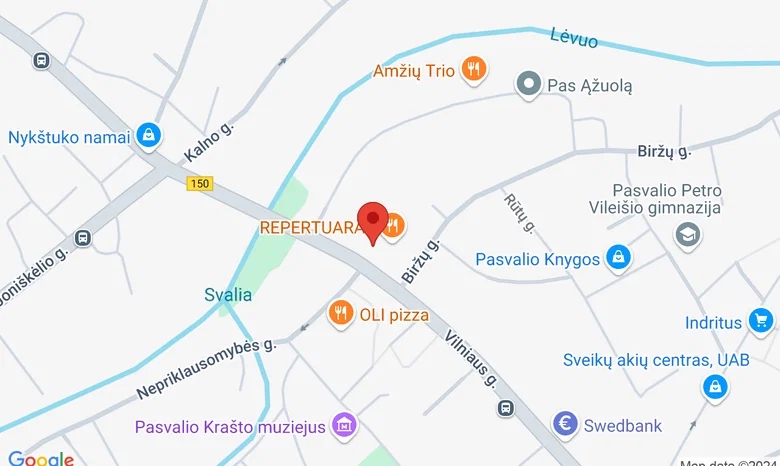 Pasvalio kultūros centras žemėlapis