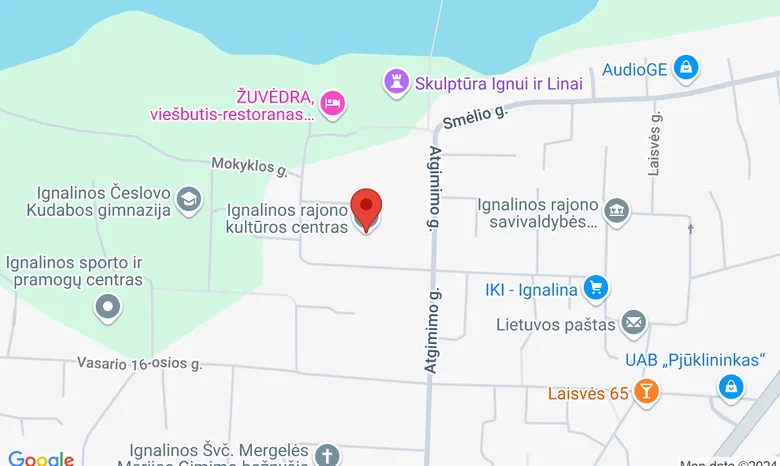 Ignalinos kultūros centras žemėlapis