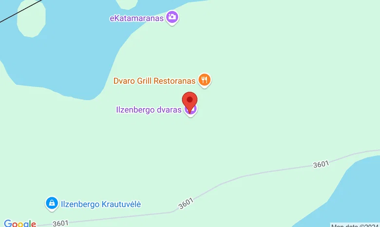Ilzenbergo dvaras ir ūkis žemėlapis