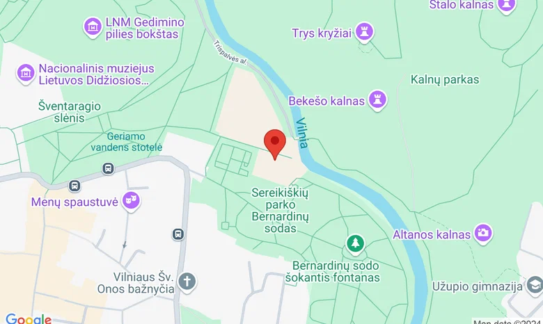 Lietuvos Nacionalinis Kultūros centras žemėlapis
