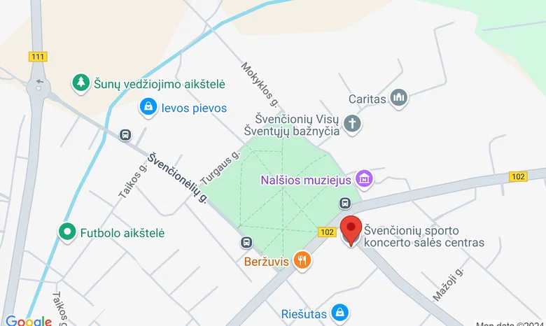 Švenčionių kultūros centras žemėlapis