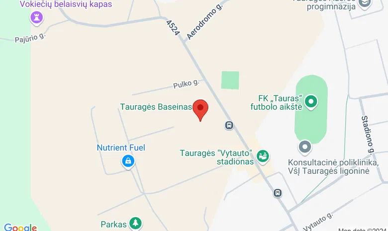 Tauragės bendruomenių namai žemėlapis