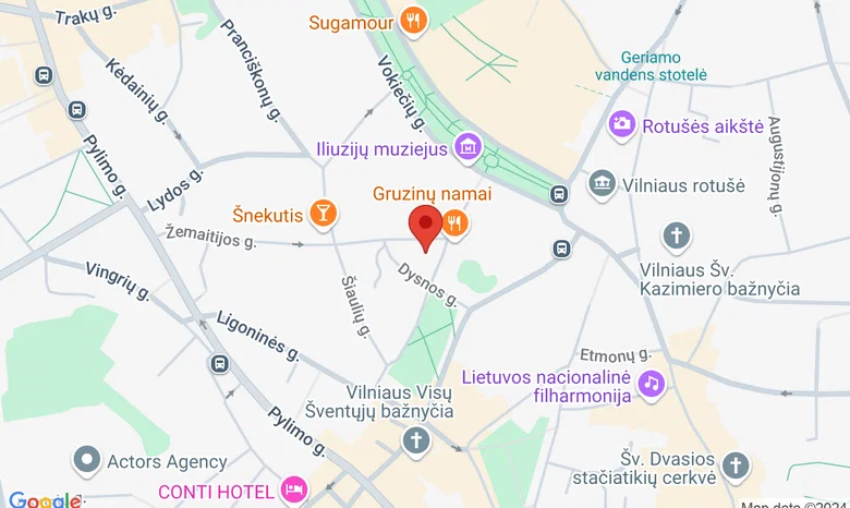 Žydų kultūros ir informacijos centras žemėlapis