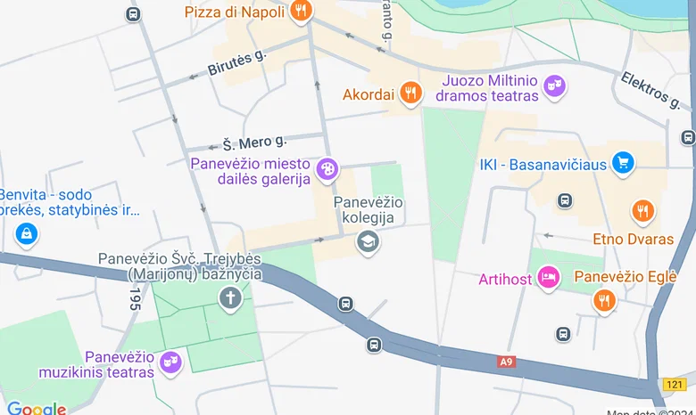 Pitliaus skanėstų parduotuvė Telšiuose žemėlapis
