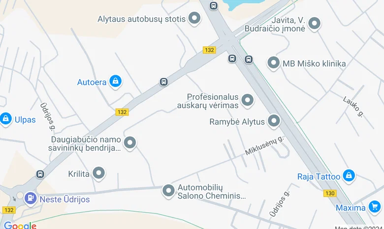 Alytaus krikščionių baptistų bendruomenė žemėlapis