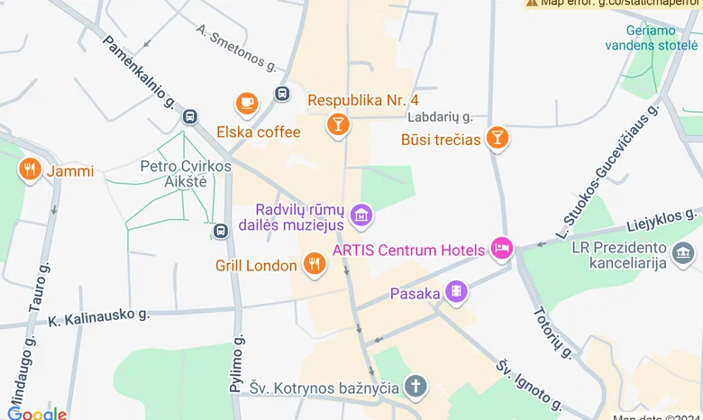 Estradà  žemėlapis