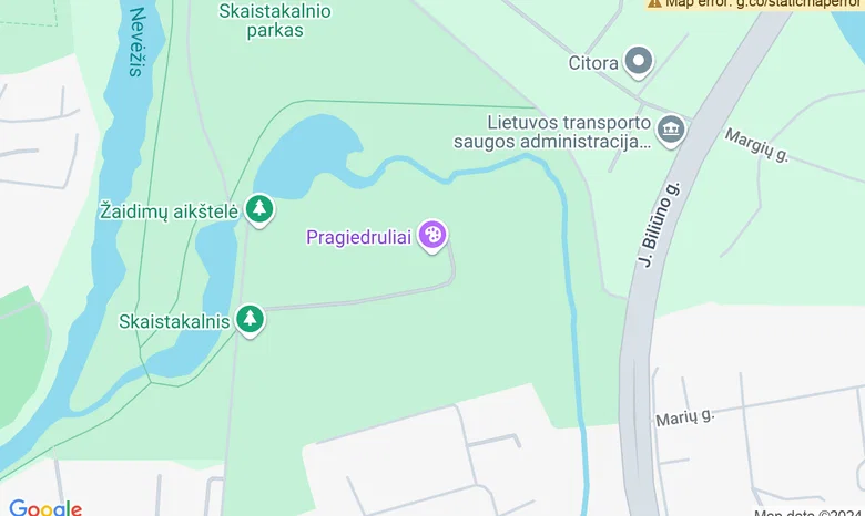Kūrybiškumo centras ,,Pragiedruliai" žemėlapis