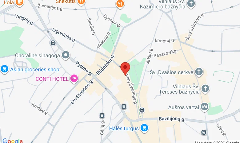 Tomo Lagūnavičiaus galerija - muziejus,  žemėlapis