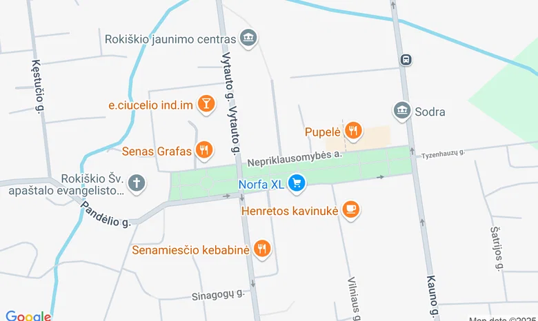 Nepriklausomybės aikštė žemėlapis